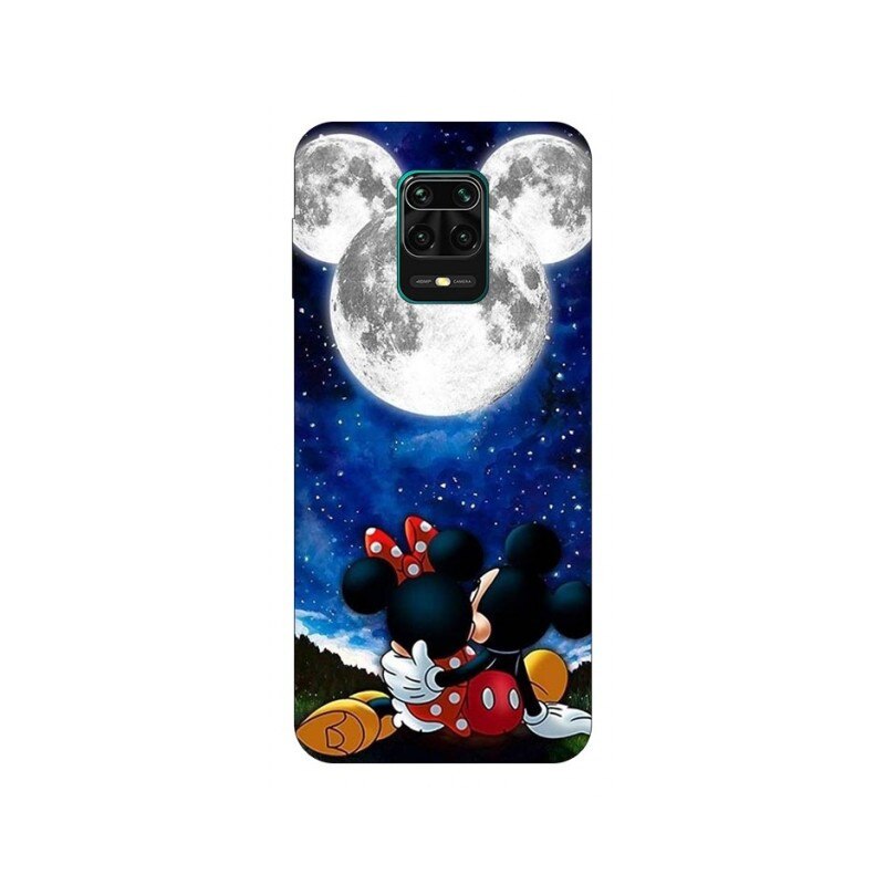 Husa Silicon Soft Upzz Print Compatibila Cu Xiaomi Redmi Note 9 Pro Model Moon