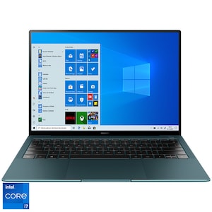 Laptop ultraportabil Matebook X Pro 2021 cu procesor Intel® Core™ i7-1165G7 pana la 4.70 GHz, 13.9", 3K, 3:2, 16GB, 1TB SSD, Intel® Iris® Xe Graphics, Windows 10 Pro, Green