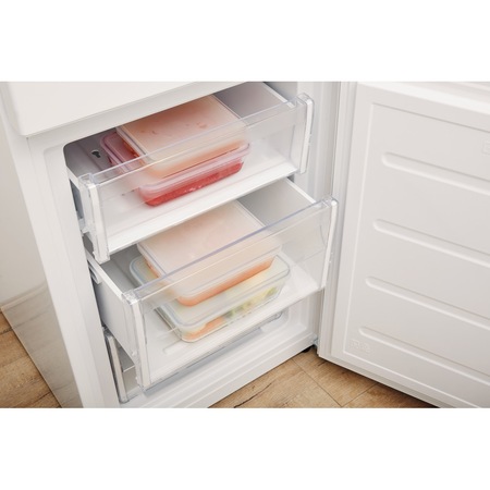 Combina frigorifica Indesit XIT8T2EW, 320 l, Clasa E, No Frost, Pure Wind, AirCooler, H 189 cm, Alb