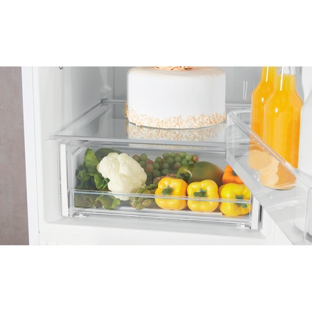 Combina frigorifica Indesit XIT8T2EW, 320 l, Clasa E, No Frost, Pure Wind, AirCooler, H 189 cm, Alb