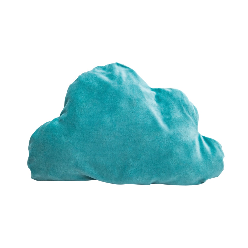 Perna Norisor, BABYEN, catifea, alb/turquoise, 50 x 30 cm