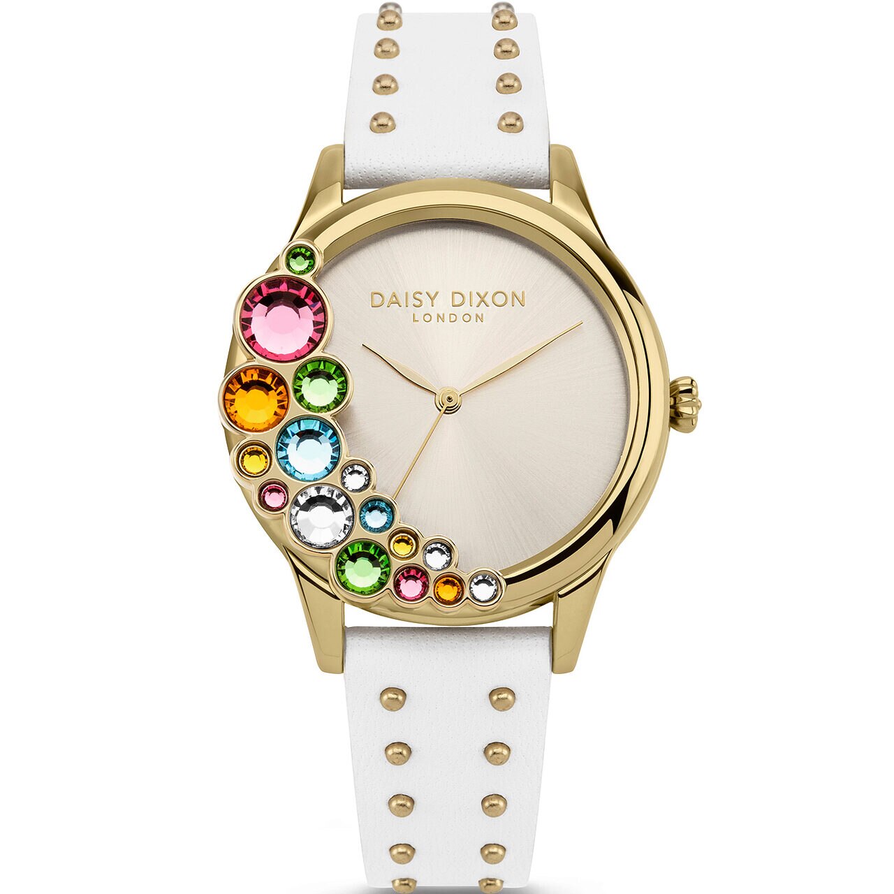 Ceas de dama Daisy Dixon DD185W, Quartz, 35mm, 3ATM, Auriu