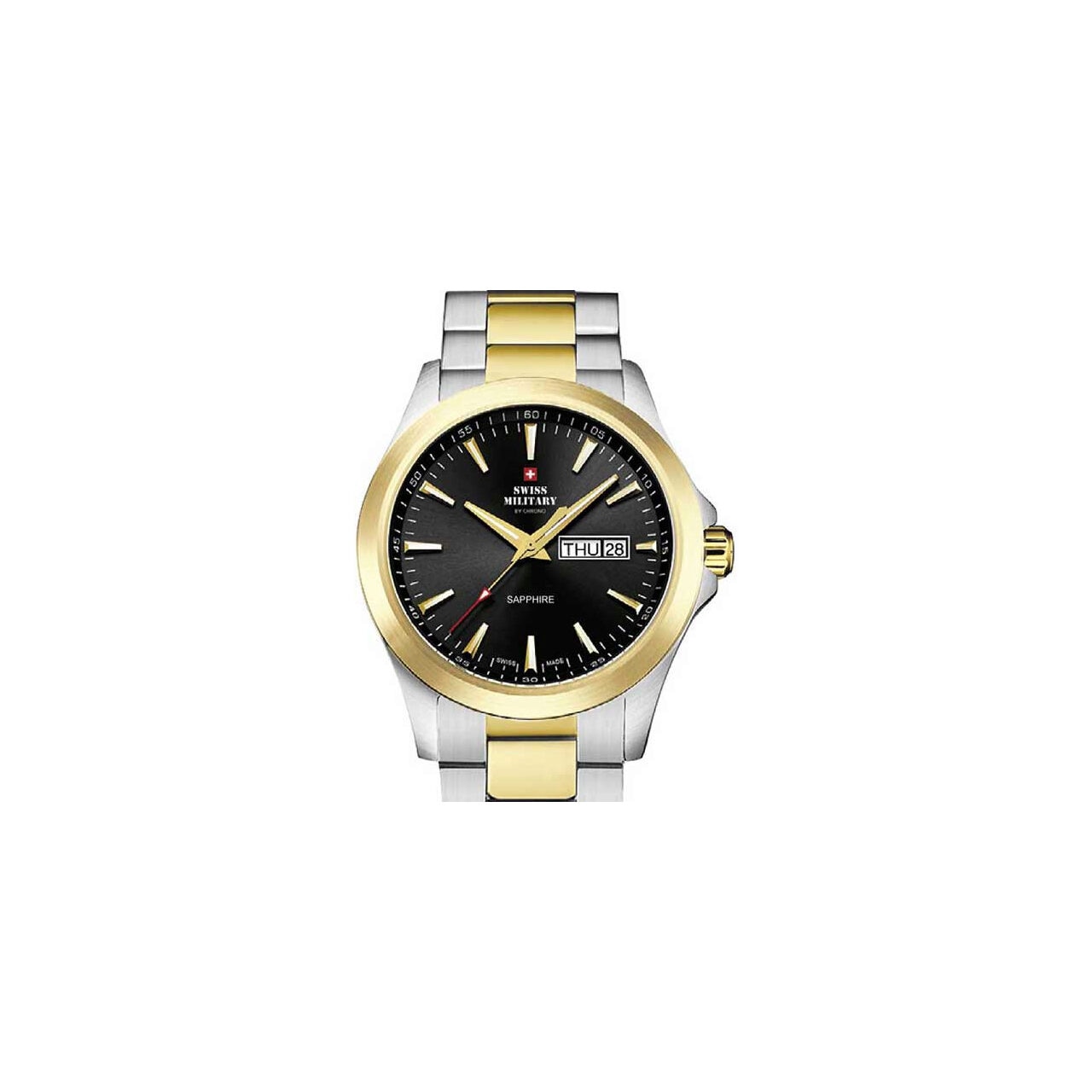 Ceas barbatesc Swiss Military SMP36040.27, Quartz, 42mm, 5ATM, Auriu