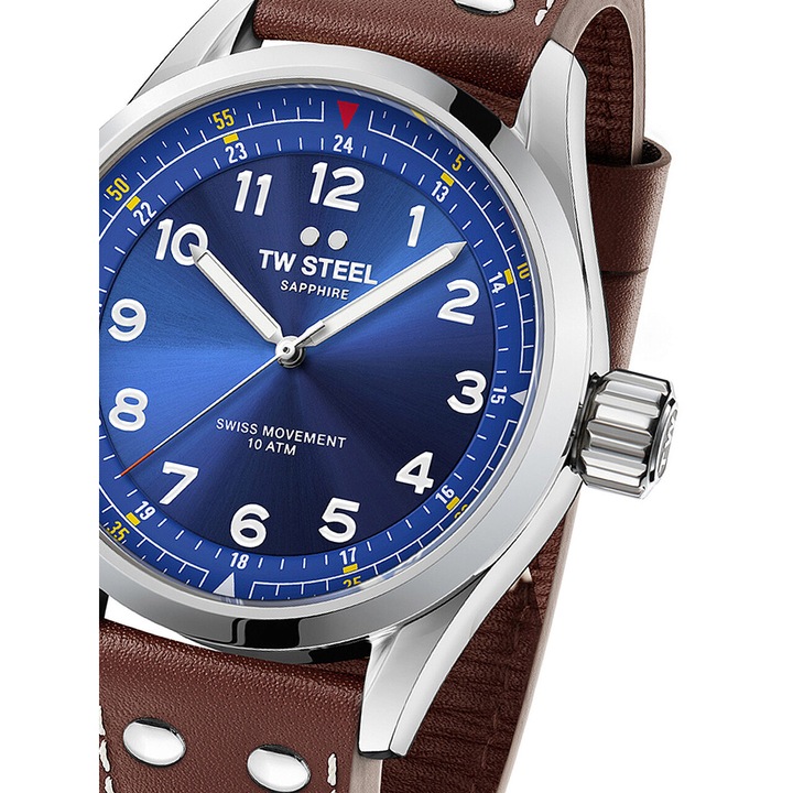 Мъжки часовник Tw-Steel SVS102, Кварцов, 45мм, 10ATM