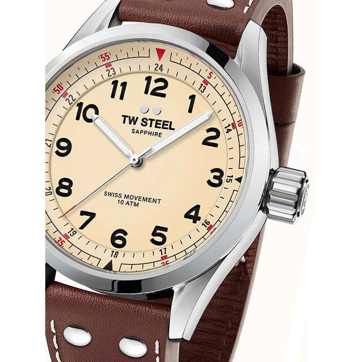 Мъжки часовник Tw-Steel SVS101, Кварцов, 45мм, 10ATM