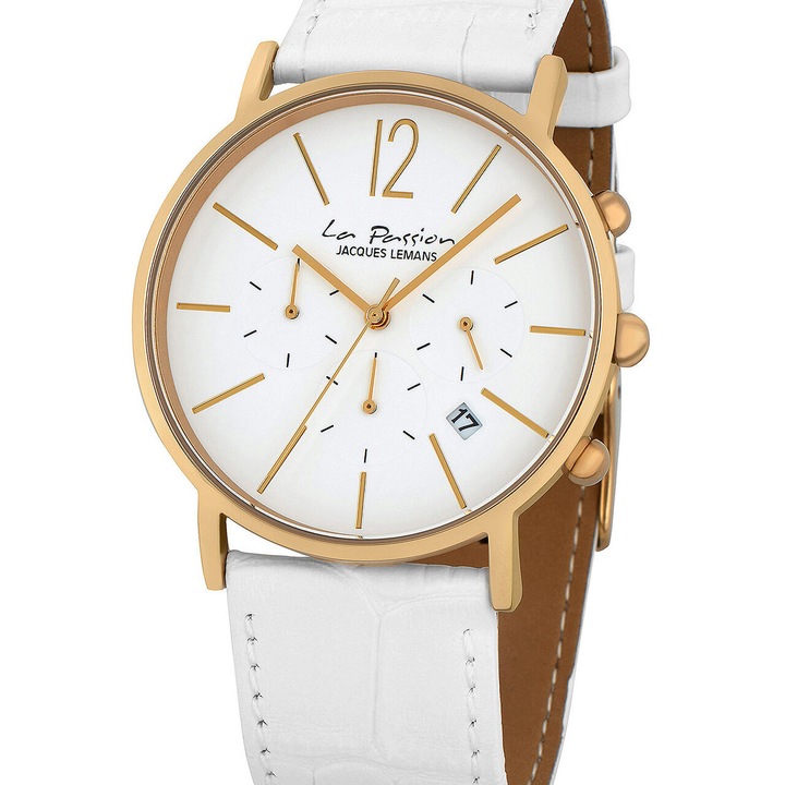 Jacques Lemans LP-123P, Kvarc, 40mm, 5ATM Női karóra