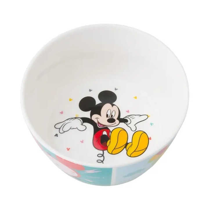 Disney Gyermek tényér, porcelán 13cm, Mickey Everywhere 68375