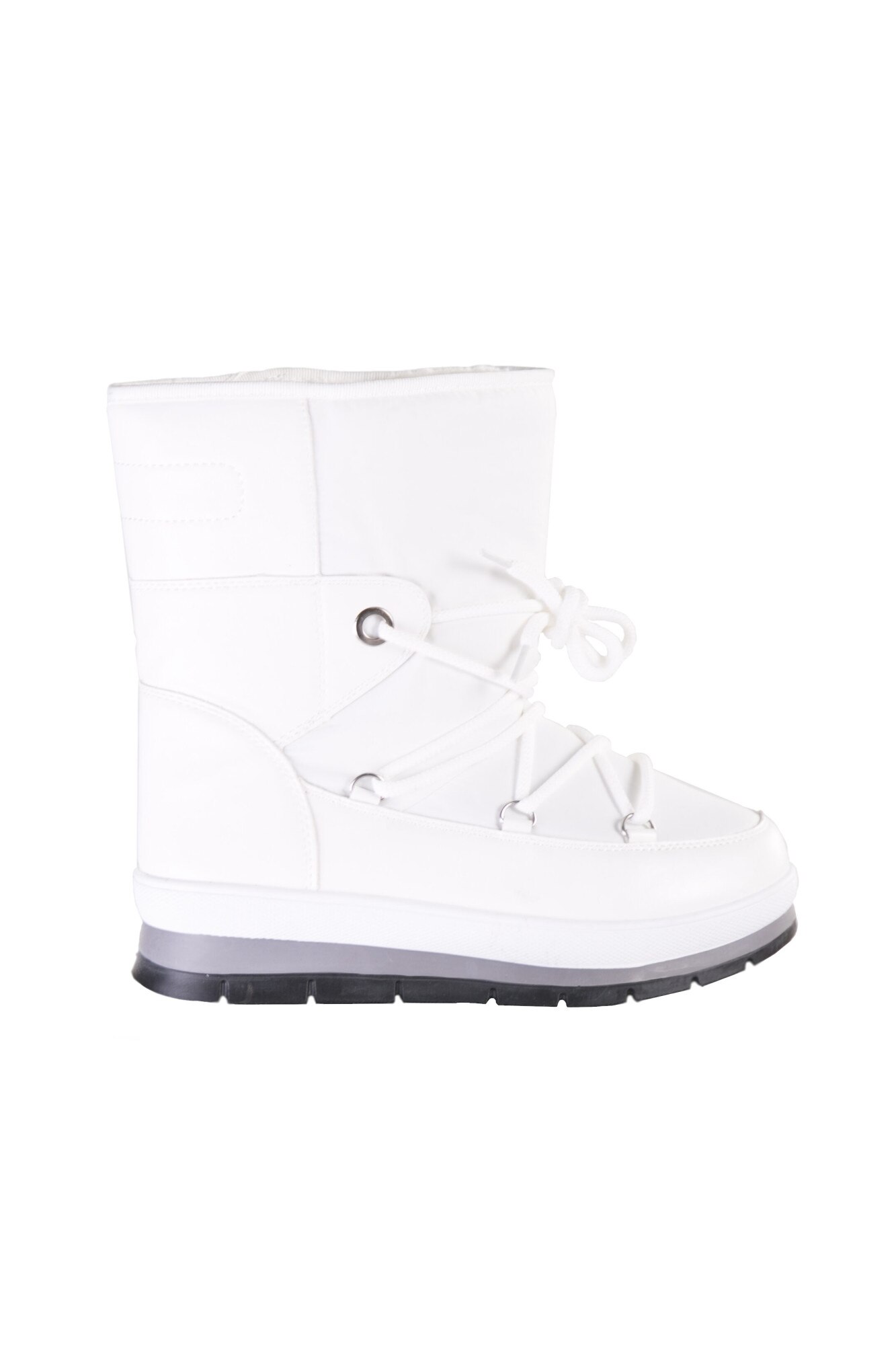 Cizme dama Nigeria albe, Alb