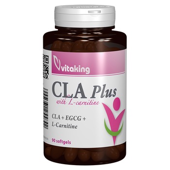 Supliment alimentar pentru slabit cu CLA, Vitaking, 90 capsule gelatinoase Supliment alimentar pentru slabit cu CLA, Vitaking, 90 capsule gelatinoase