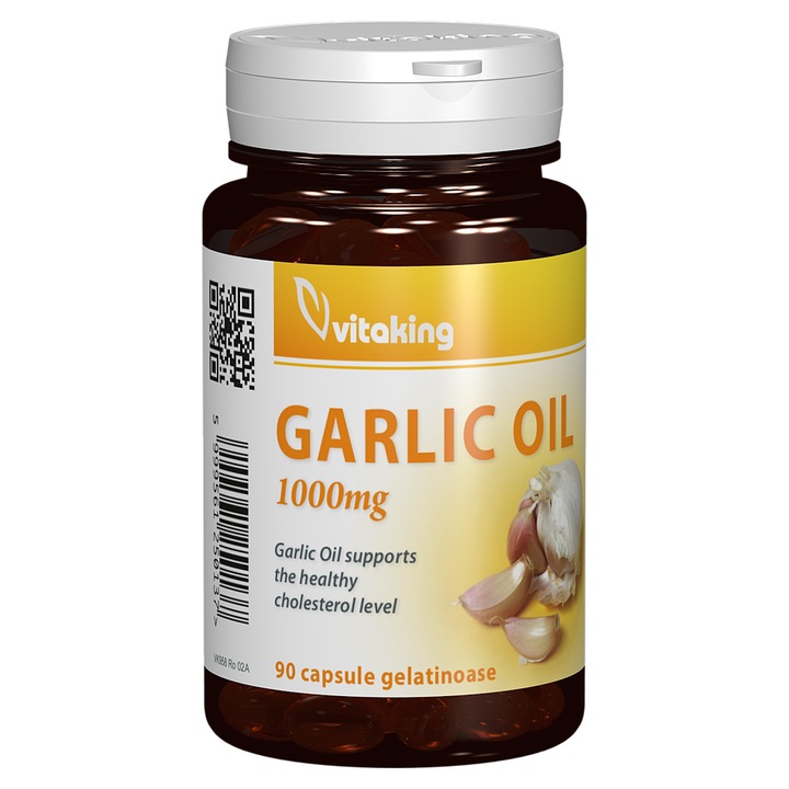 Supliment alimentar Extract de usturoi 1000 mg, Vitaking, 90 capsule gelatinoase