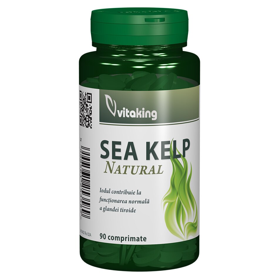 Supliment alimentar Alga marina 30mg, Vitaking, 90 comprimate