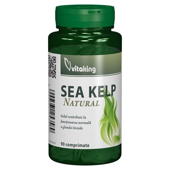 Supliment alimentar Alga marina 30mg, Vitaking, 90 comprimate Supliment alimentar Alga marina 30mg, Vitaking, 90 comprimate