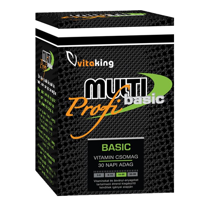 Pachet cu doze zilnice Multi Profi Basic, Vitaking, 30 portii
