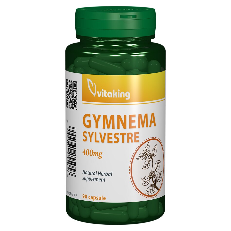 Supliment alimentar Gymnema Sylvestre 400 mg, Vitaking, 90 capsule