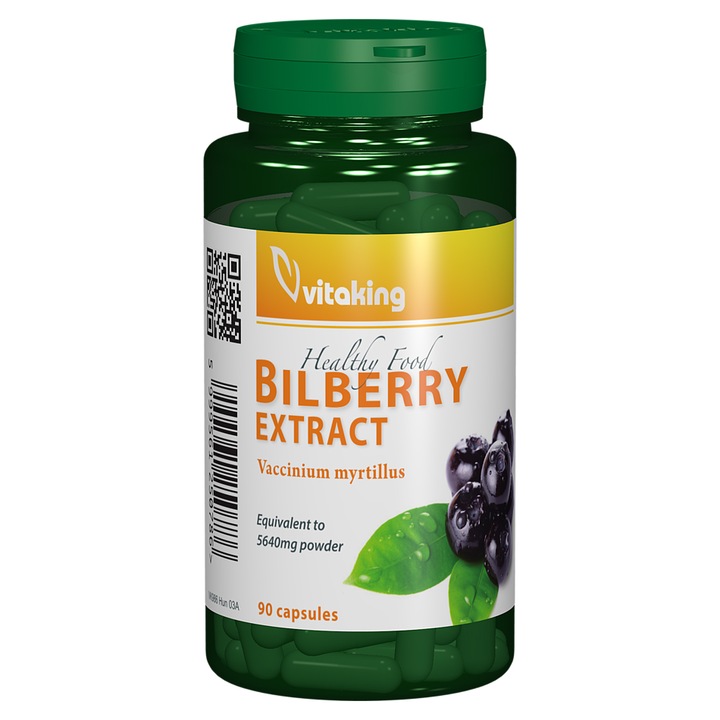 Supliment alimentar Extract de Afin negru 470 mg, Vitaking, 90 capsule