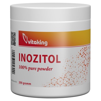 Supliment alimentar Myo Inozitol 100%, Vitaking, 200 grame Supliment alimentar Myo Inozitol 100%, Vitaking, 200 grame