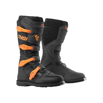 Cizme Enduro - Mx Thor Blitz XP Negru / Portocaliu Marime 8 Cizme Enduro - Mx Thor Blitz XP Negru / Portocaliu Marime 8