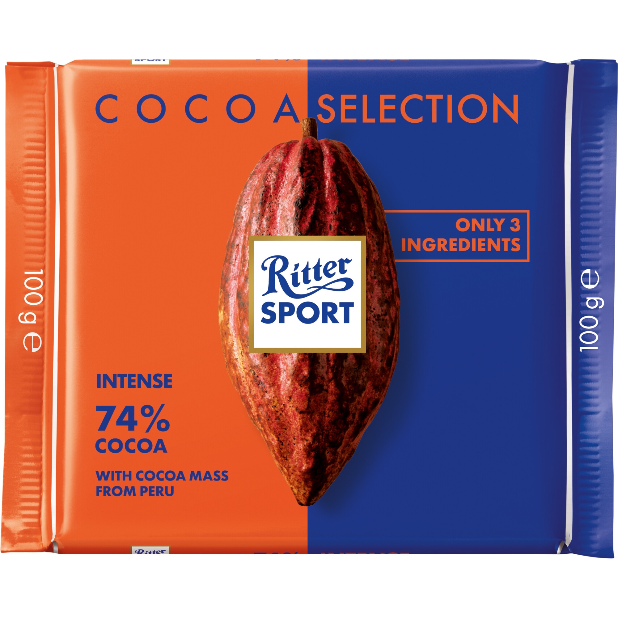 Ciocolata Ritter cu 74% cacao, 100g