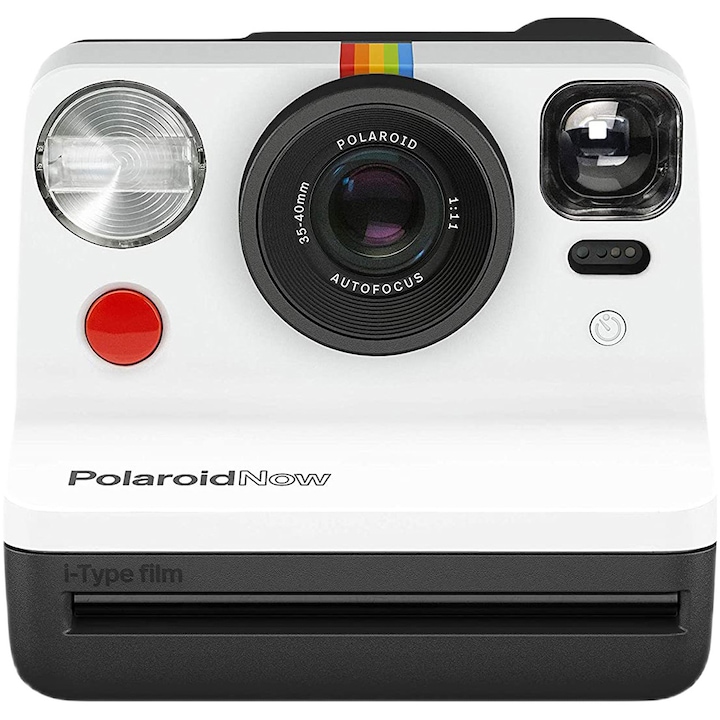 Polaroid Now analóg instant fényképezőgép, Fekete/Fehér