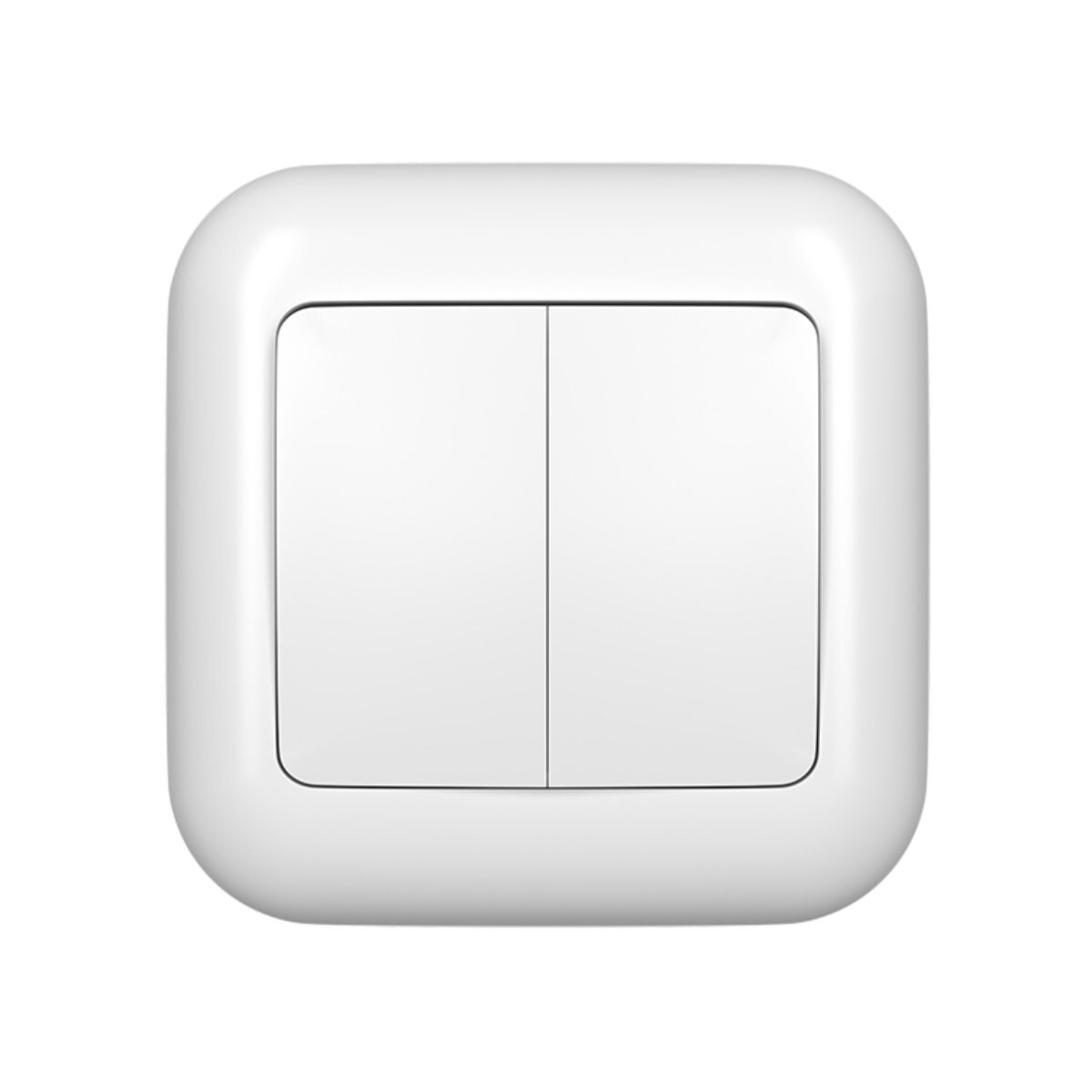 Comutator dublu WP-2F PROLECH 98-301, Alb