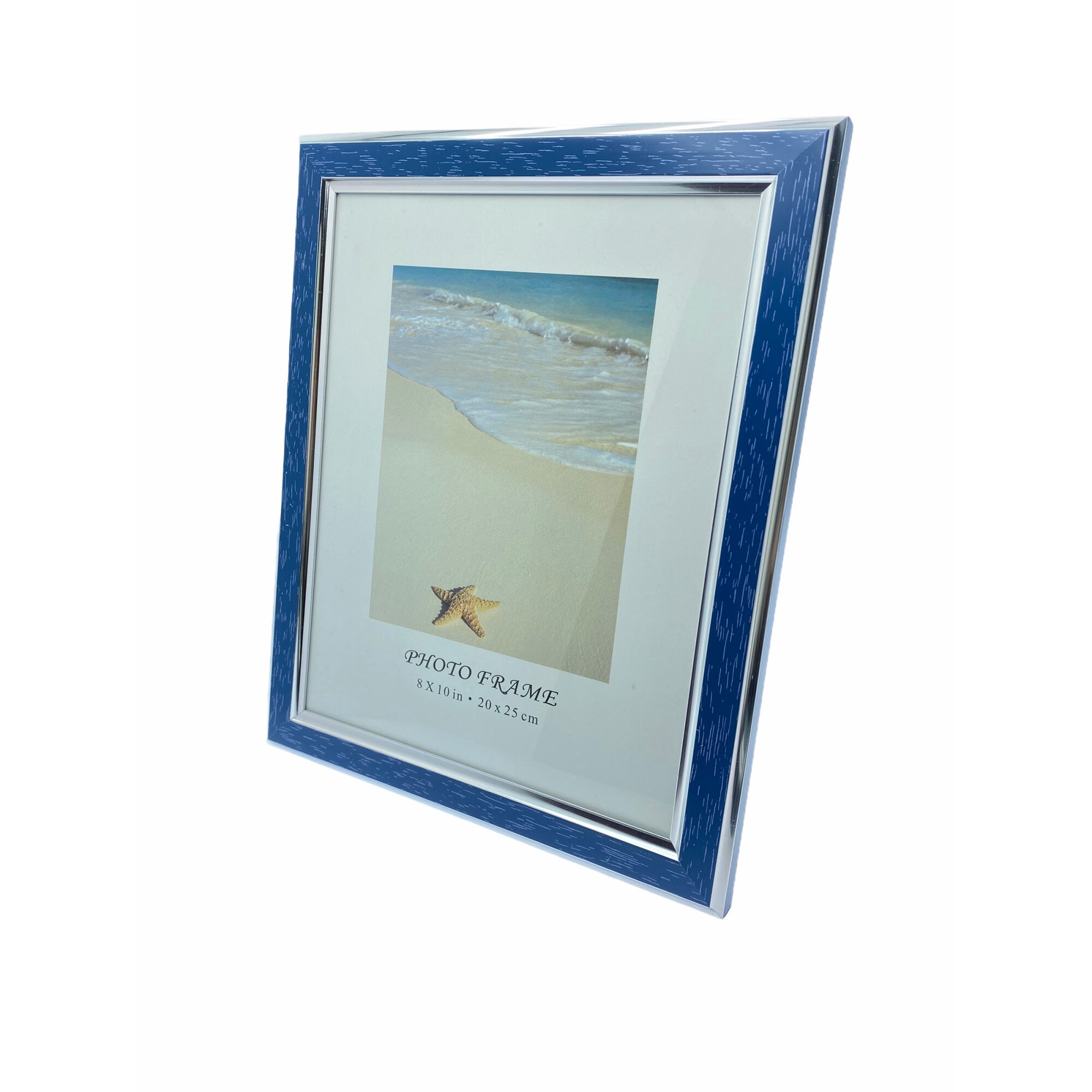 Rama foto lemn, Atelier, Albastru, 20x25cm