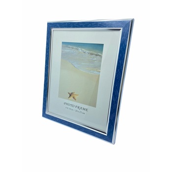 Rama foto lemn, Atelier, Albastru, 20x25cm Rama foto lemn, Atelier, Albastru, 20x25cm