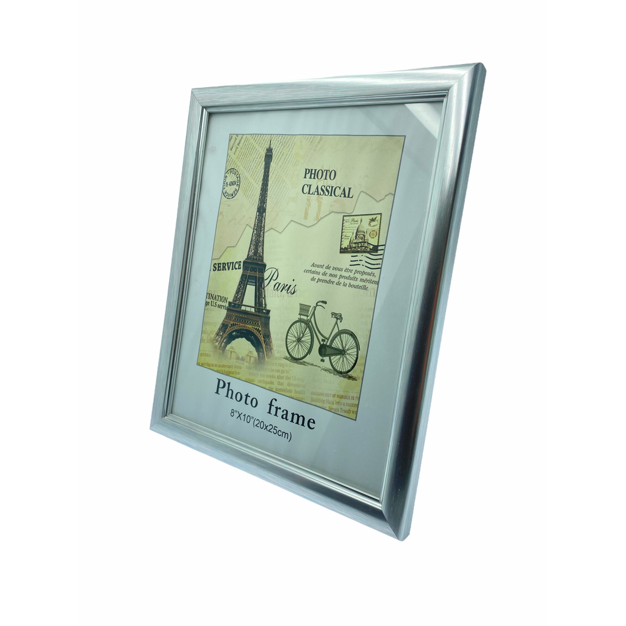 Rama foto plastic, Atelier, Argintiu, 20x25cm