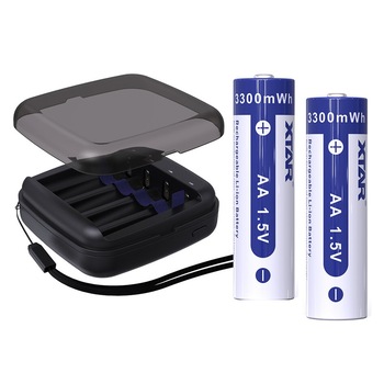 Set incarcator si 2 acumulatori Li-Ion Xtar, BC4, AA, 1.5V Set incarcator si 2 acumulatori Li-Ion Xtar, BC4, AA, 1.5V