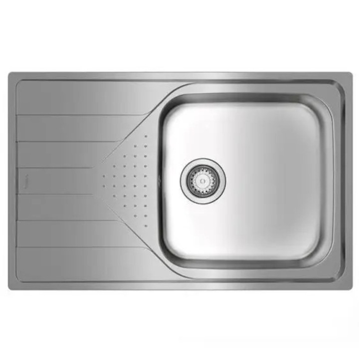 Chiuveta de bucatarie, Teka, Inox/Nichel, 79 x 50 cm, Argintiu