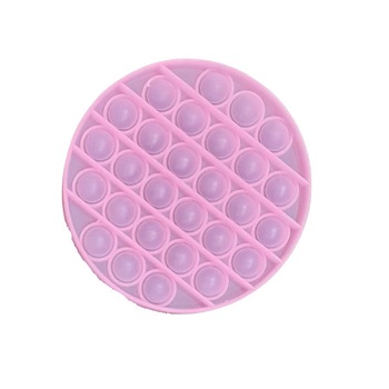 Joc pop it rotund roz fosforescent, 12 cm Joc pop it rotund roz fosforescent, 12 cm