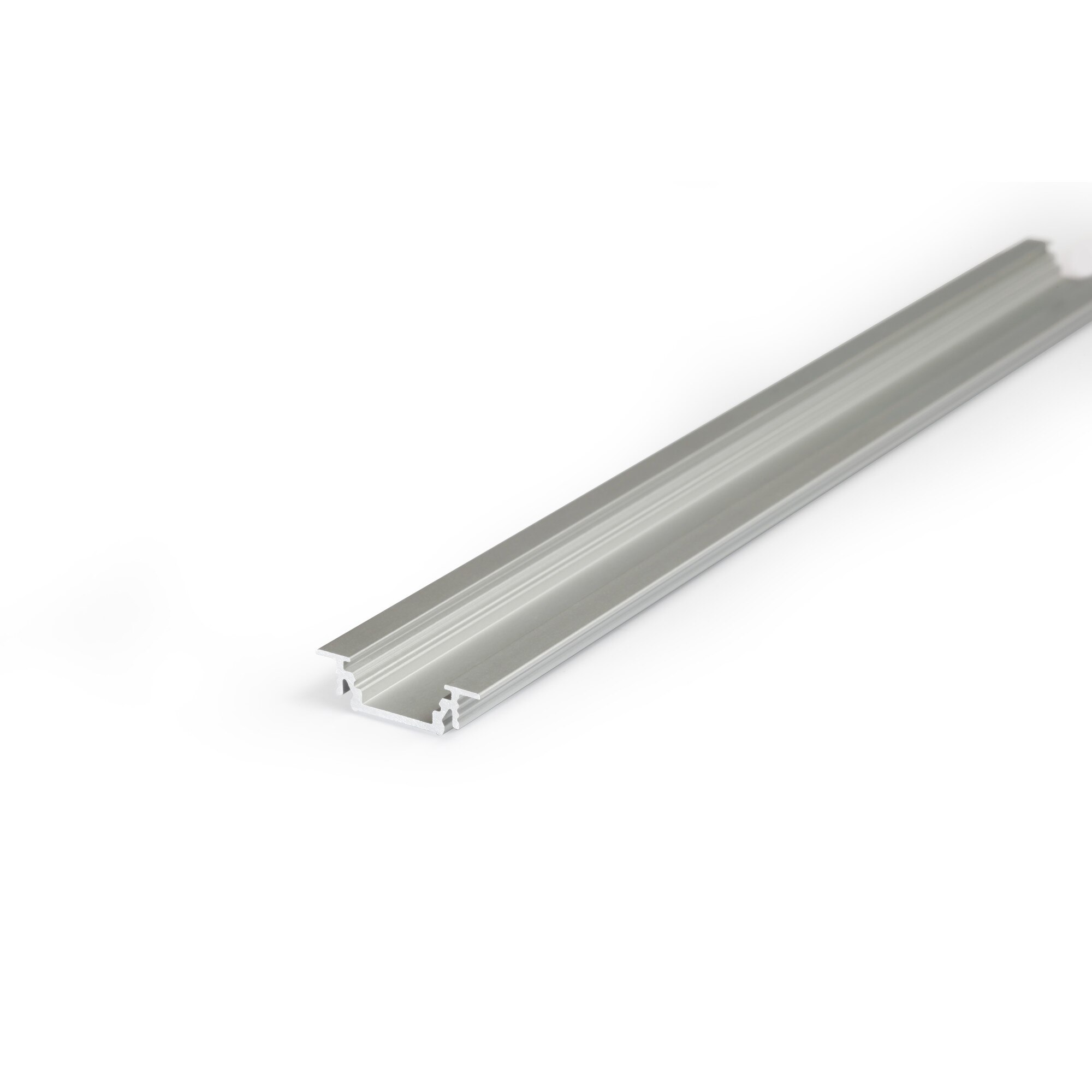 Set profil aluminiu pentru banda LED, GROOVE, 2m, aluminiu anodizat