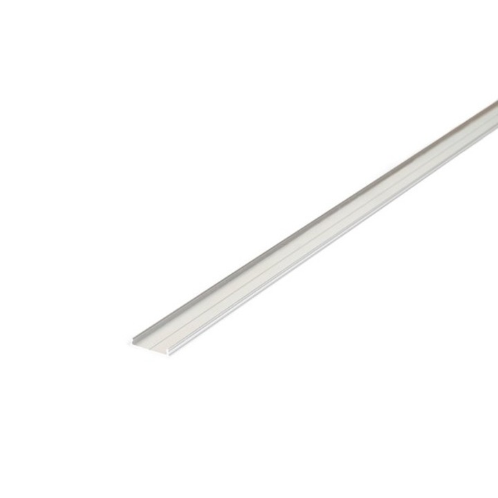 Alumínium profil FIX16 LED szalaghoz, 2m, nyers alumínium
