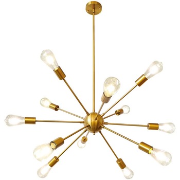 Candelabru Cojom Sfera 12XE27, aurie 1m diametru Candelabru Cojom Sfera 12XE27, aurie 1m diametru