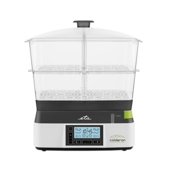 Aparat de gatit cu aburi ETA Calderon II 1134, 11 L, 1800 W, 6 programe automate Aparat de gatit cu aburi ETA Calderon II 1134, 11 L, 1800 W, 6 programe automate