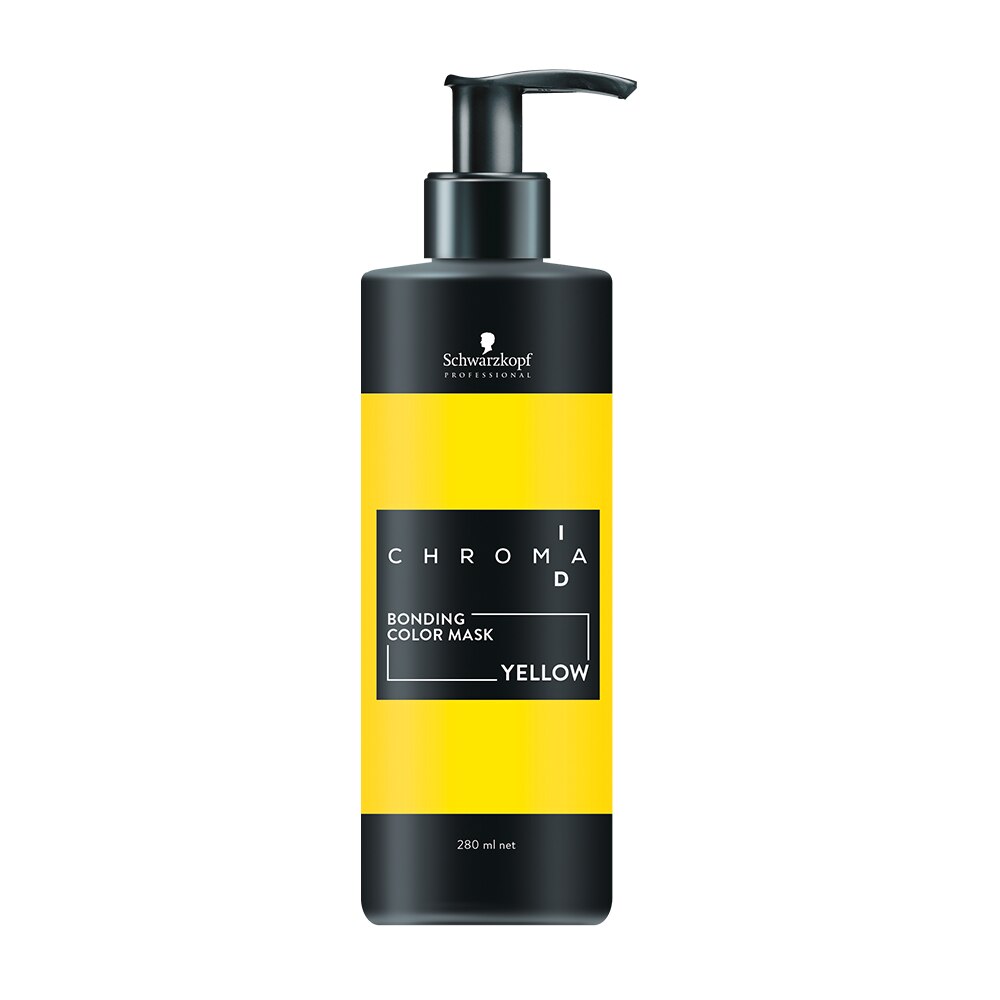 Masca coloranta, Schwarzkopf Professional Chroma ID, Galben, 280 ml