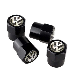 Set 4 capacele negre pentru ventil valva Volkswagen Set 4 capacele negre pentru ventil valva Volkswagen