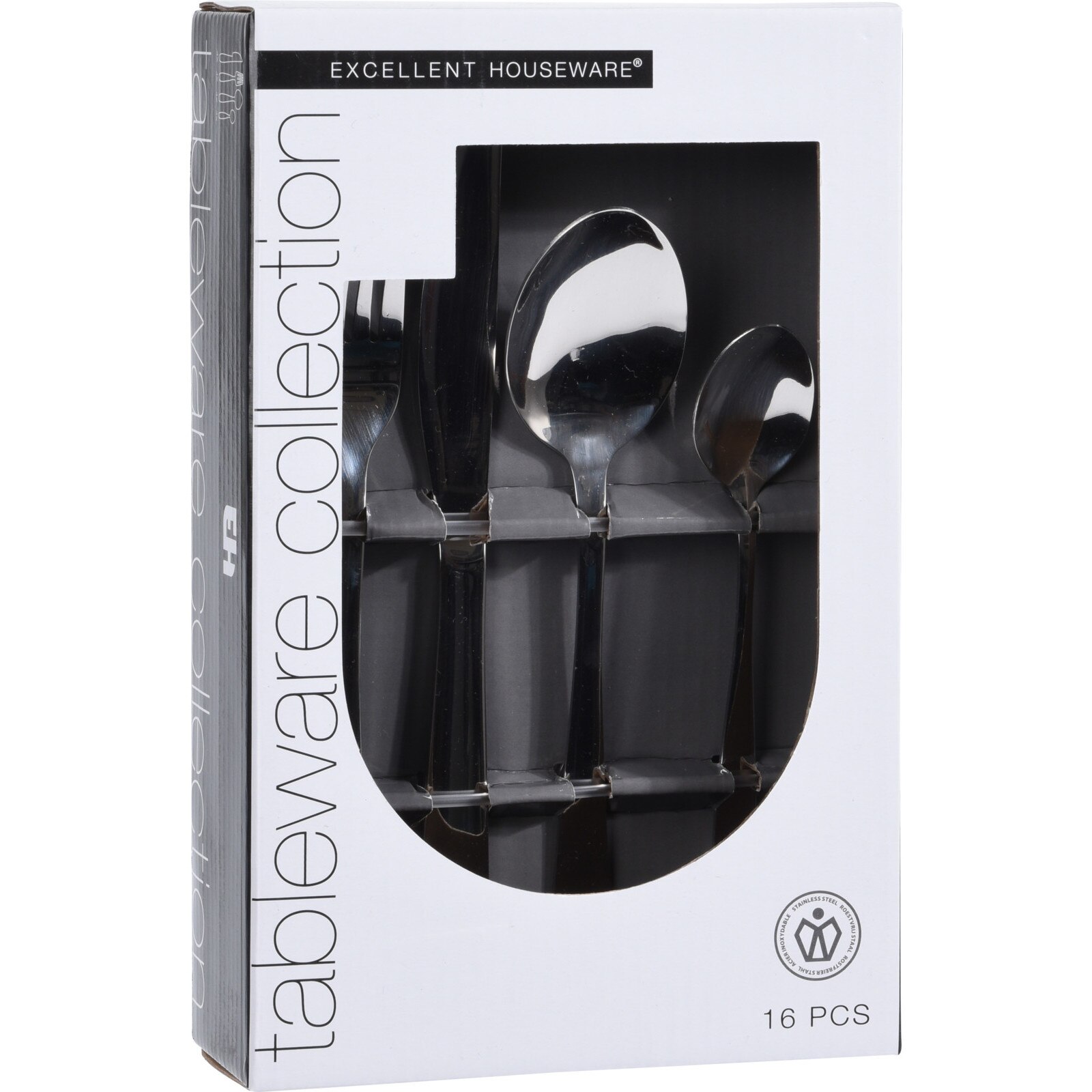 Set tacamuri, inox, 16 piese