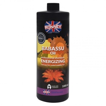 Sampon energizant pentru par vopsit, Ronney Professional Babassu Oil, 1000 ml Sampon energizant pentru par vopsit, Ronney Professional Babassu Oil, 1000 ml