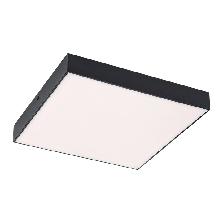 Квадратно външно LED тяло, 24W, 2500lm, 2800k, Rabalux - черен мат