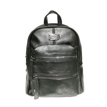 Rucsac dama piele ecologica Trendd Zip, Negru Rucsac dama piele ecologica Trendd Zip, Negru