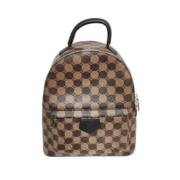 Rucsac dama piele ecologica Trendd Brown, Negru