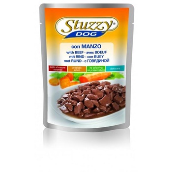 Hrana umeda pentru caini Stuzzy cu vita 100 g Hrana umeda pentru caini Stuzzy cu vita 100 g