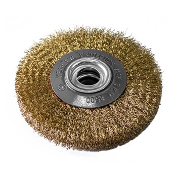 Perie circulara, pentru lustruire si decapare, 125 mm Perie circulara, pentru lustruire si decapare, 125 mm