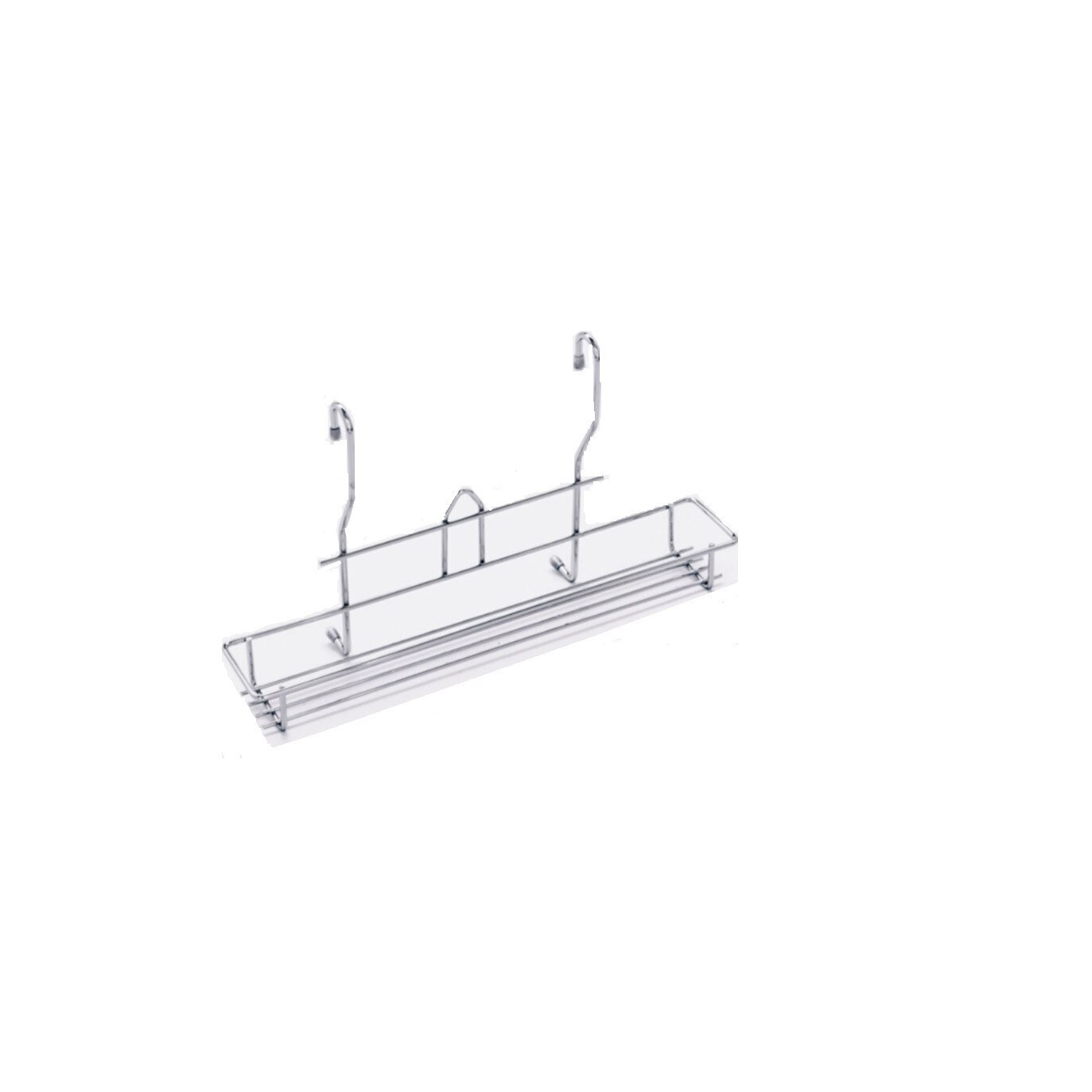 Suport condimente LIDER, Negru cromat, Metal, 36 x 18 x 21 cm