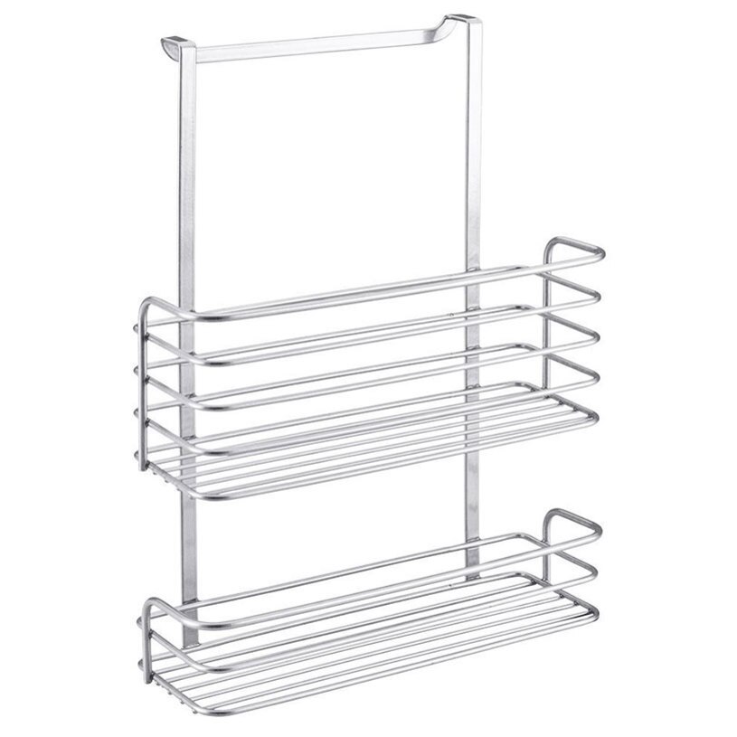 Suport condimente METALTEX, Dubla, Gri, Otel, 26x12x36 cm