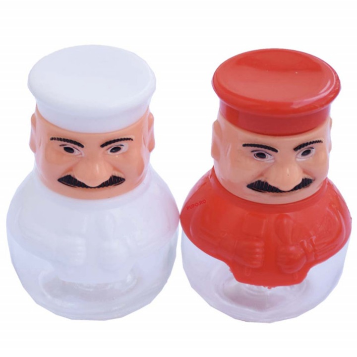 Set 2 recipiente condimente, sticla, bucatar