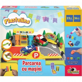 Set de joaca Noriel Plastelino - Parcarea cu masini Set de joaca Noriel Plastelino - Parcarea cu masini