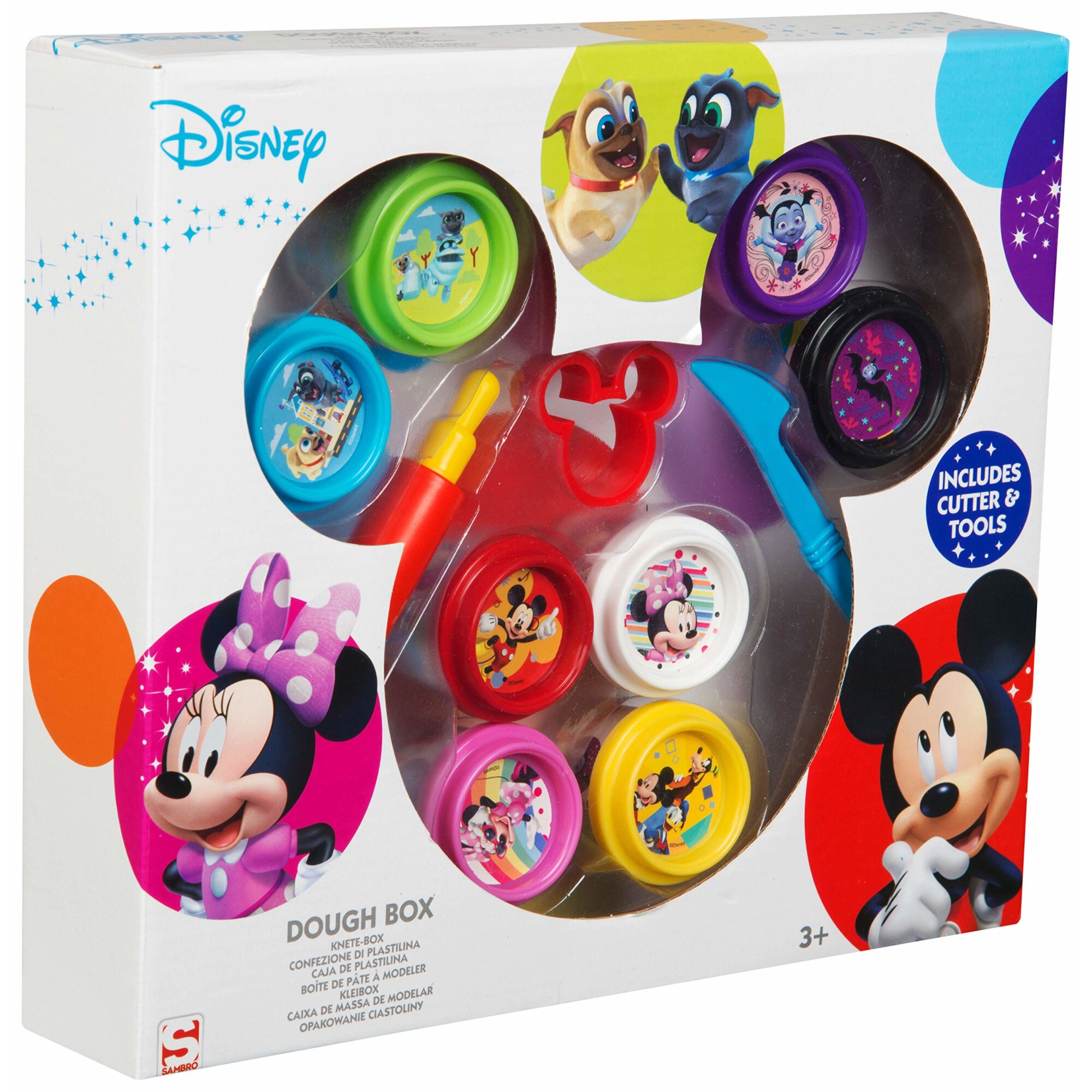 Set Disney Modelare Plastelina Multicolor si instrumente de modelat