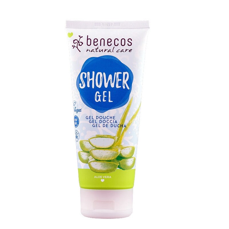 Gel de dus bio cu aloe vera, Benecos, 200 ml