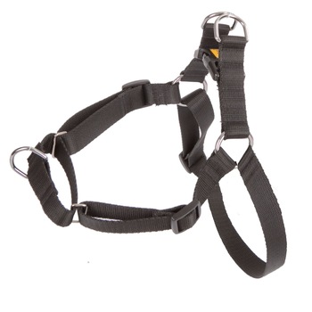 Ham pentru cani DINGO, NO PULL, Negru, Marime 60, 48-64 cm Ham pentru cani DINGO, NO PULL, Negru, Marime 60, 48-64 cm